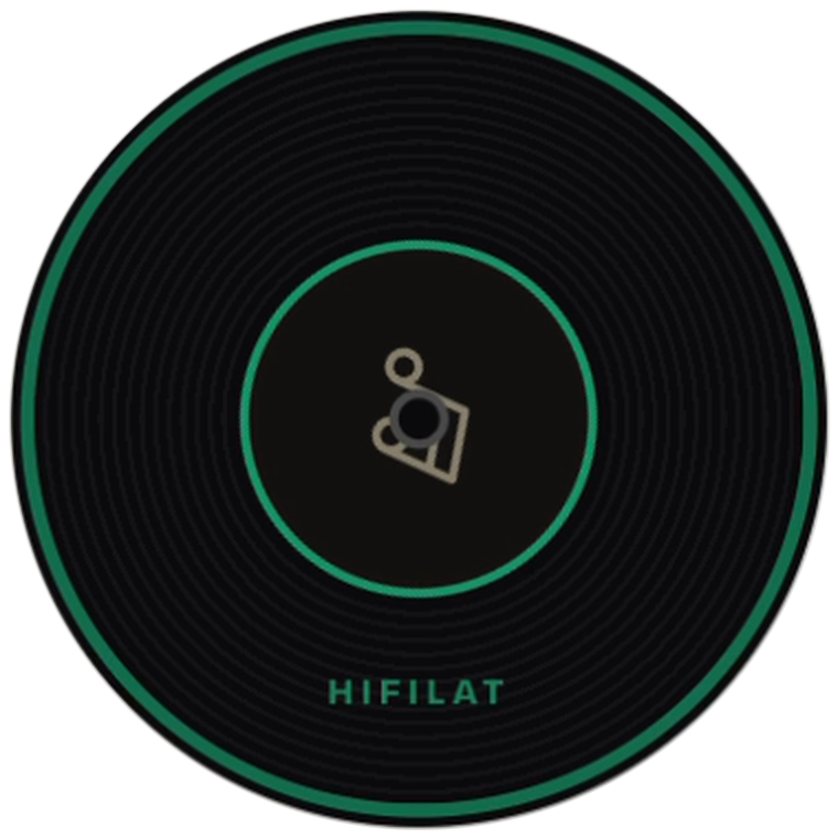 El disco del reproductor de HIFILAT, girando